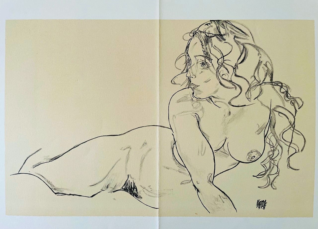 La Fille aux Longs Chevaux - Egon Schiele – Image 1