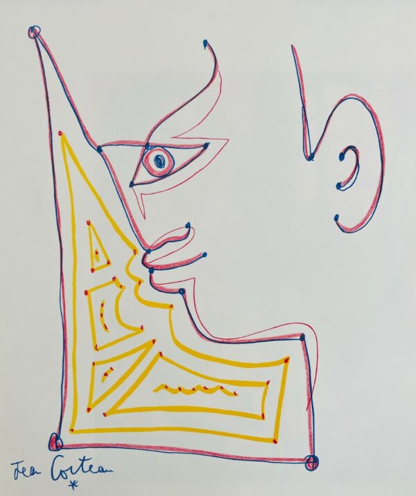 Homme de Profil - Jean Cocteau