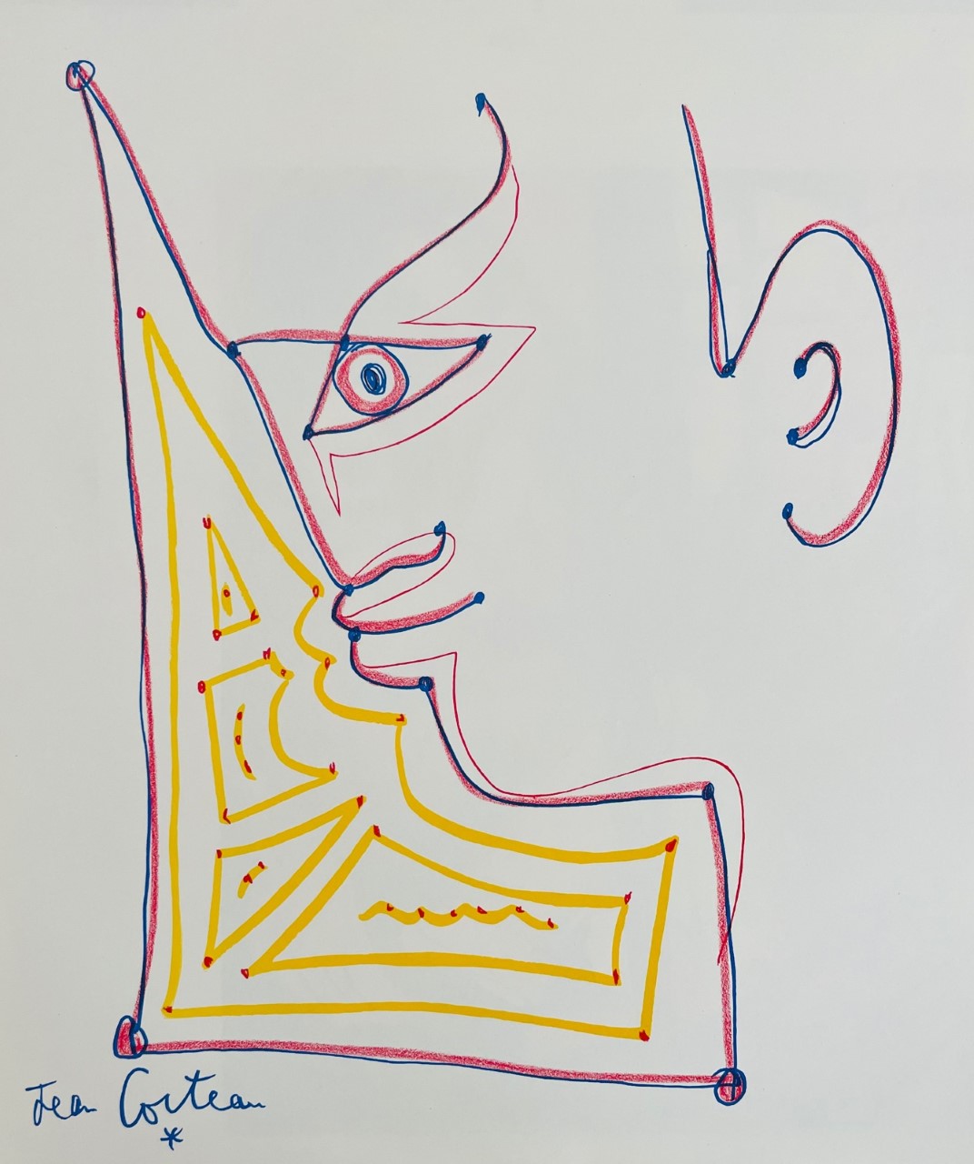 Homme de Profil - Jean Cocteau – Image 1