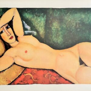 Nu Allongé avec Ses Bras Autour de Sa Tete - Modigliani Amedeo