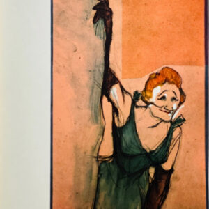 Yvette Guilbert Saluant le Public - Henri De Toulouse Lautrec