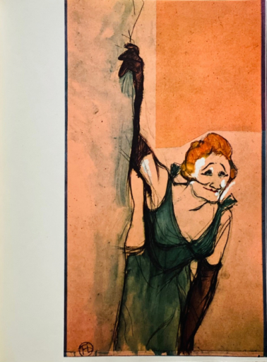 Yvette Guilbert Saluant le Public - Henri De Toulouse Lautrec