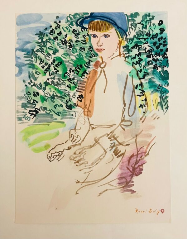 Portrait de Mademoiselle Kessler - Raoul Dufy