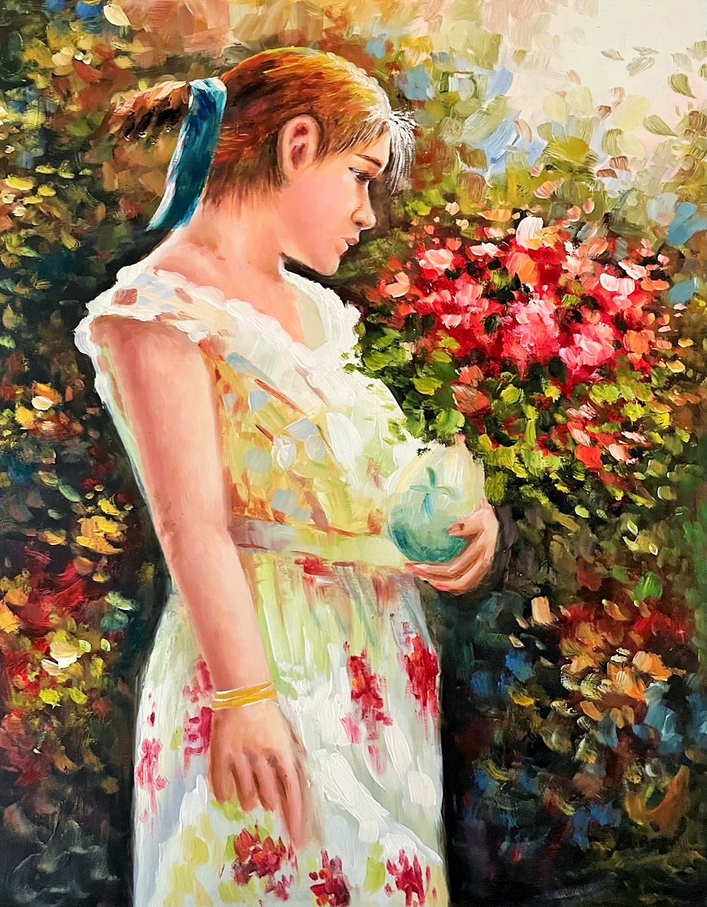 Jeune Fille A la Robe D