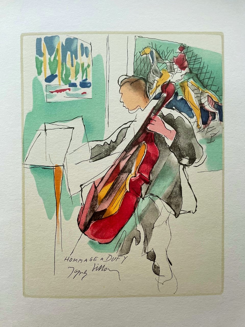 Le Musicien - Jacques Villon – Image 1