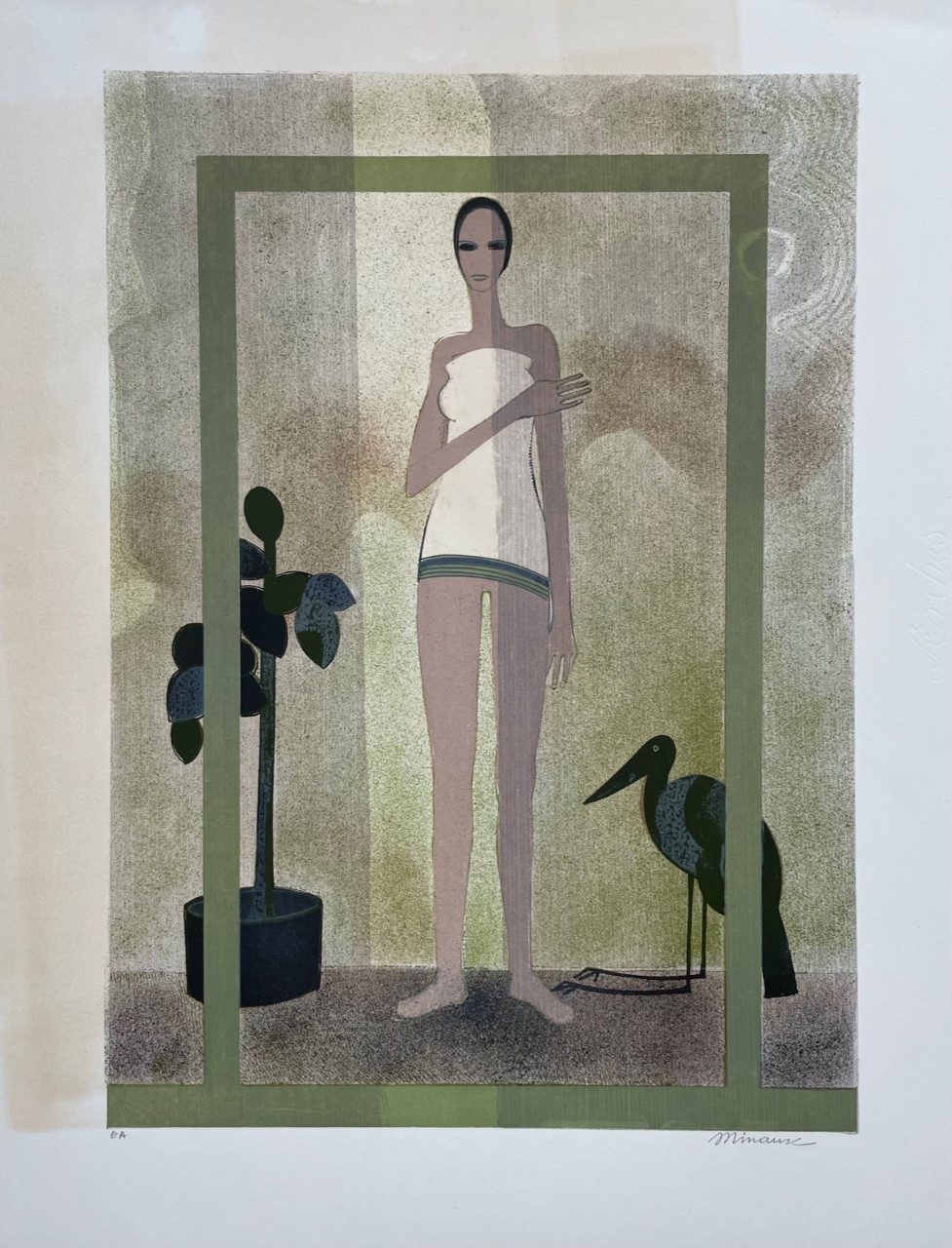 Femme au Heron - Minaux Andre – Image 1
