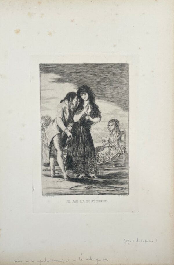 Ni Así la Distingue - Francisco De Goya