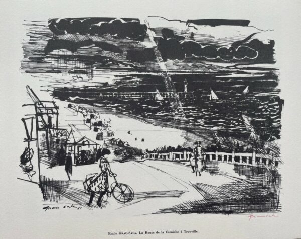 La Route de la Corniche A Trouville - Emile Grau-Sala