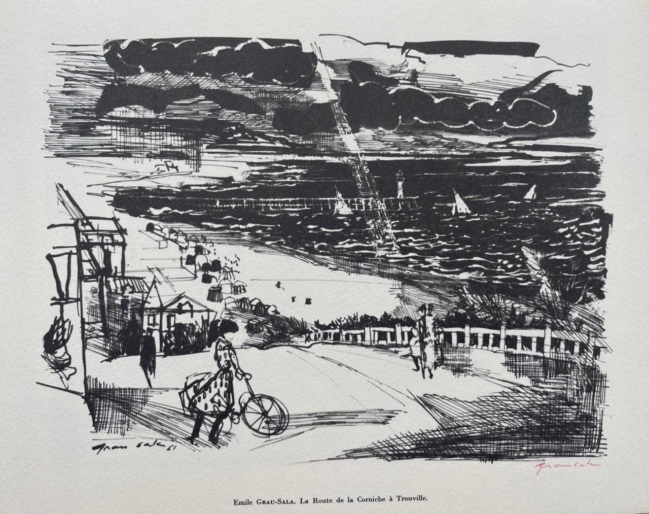 La Route de la Corniche A Trouville - Emile Grau-Sala – Image 1