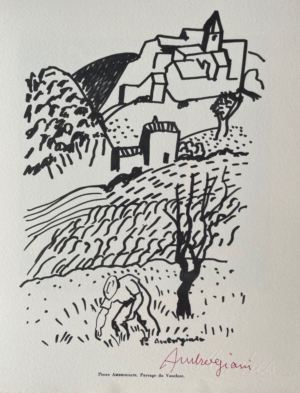 Paysage du Vaucluse - Ambrogiani Pierre – Image 1