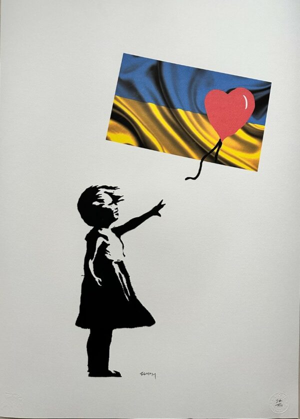 Ukraine Balloon Girl - Banksy