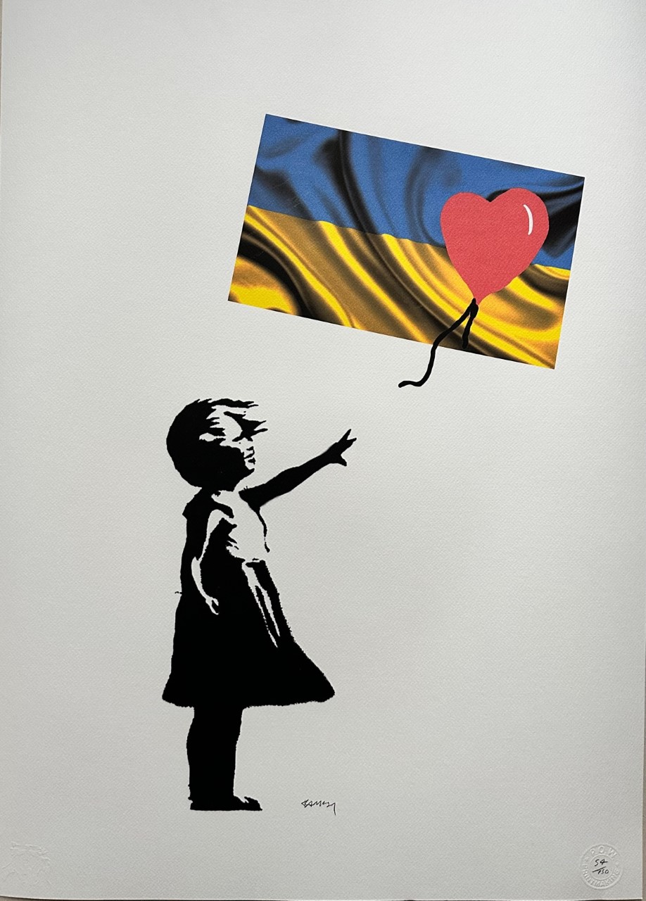 Ukraine Balloon Girl - Banksy – Image 1