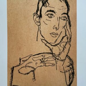 Moment de Reflexion - Schiele Egon