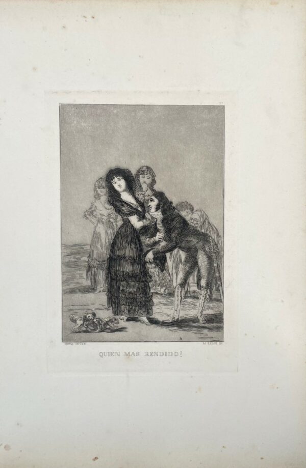 Quien Mas Rendido ! - Francisco De Goya