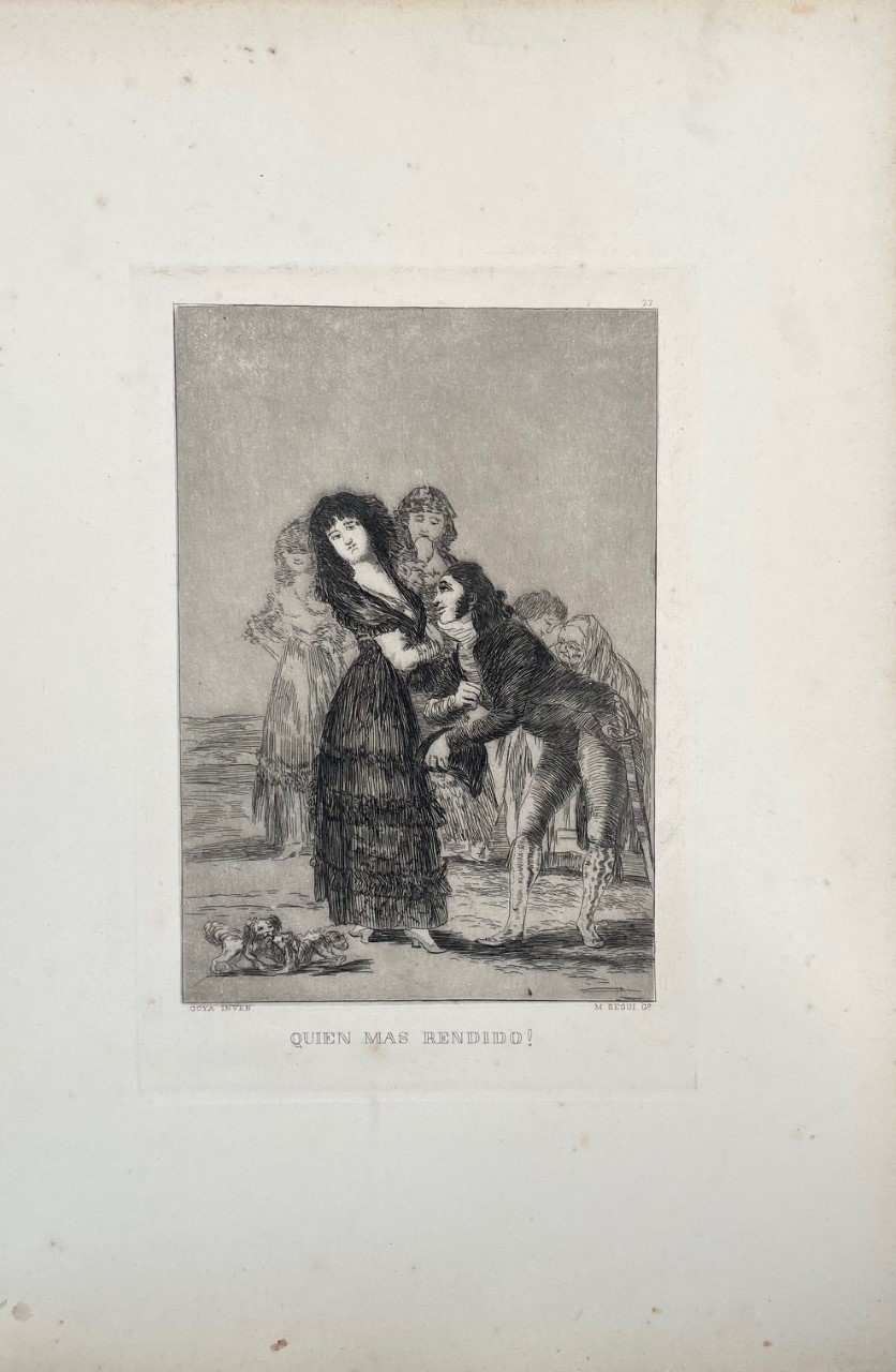 Quien Mas Rendido ! - Francisco De Goya – Image 1
