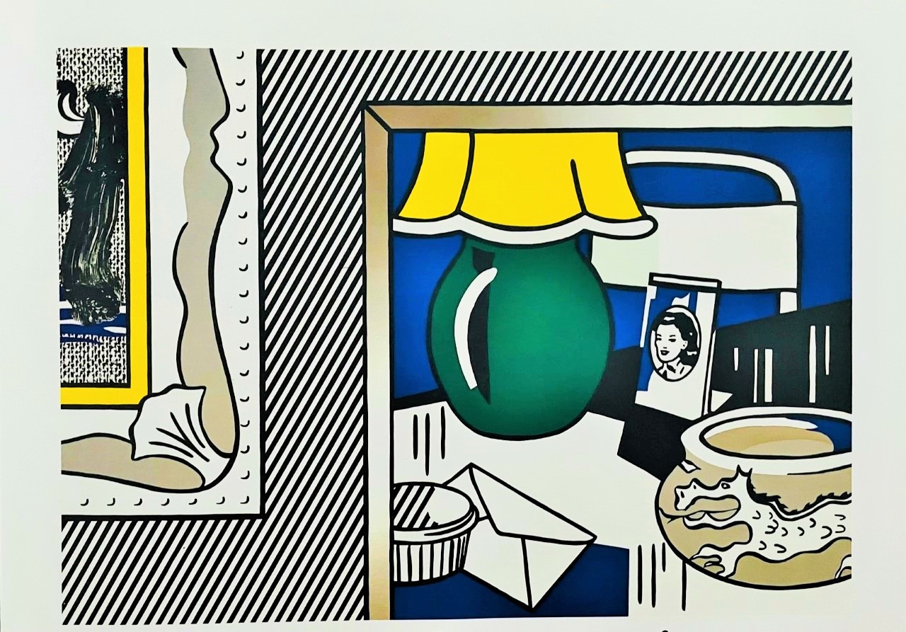 Interieur Bleu - Roy Lichtenstein – Image 1
