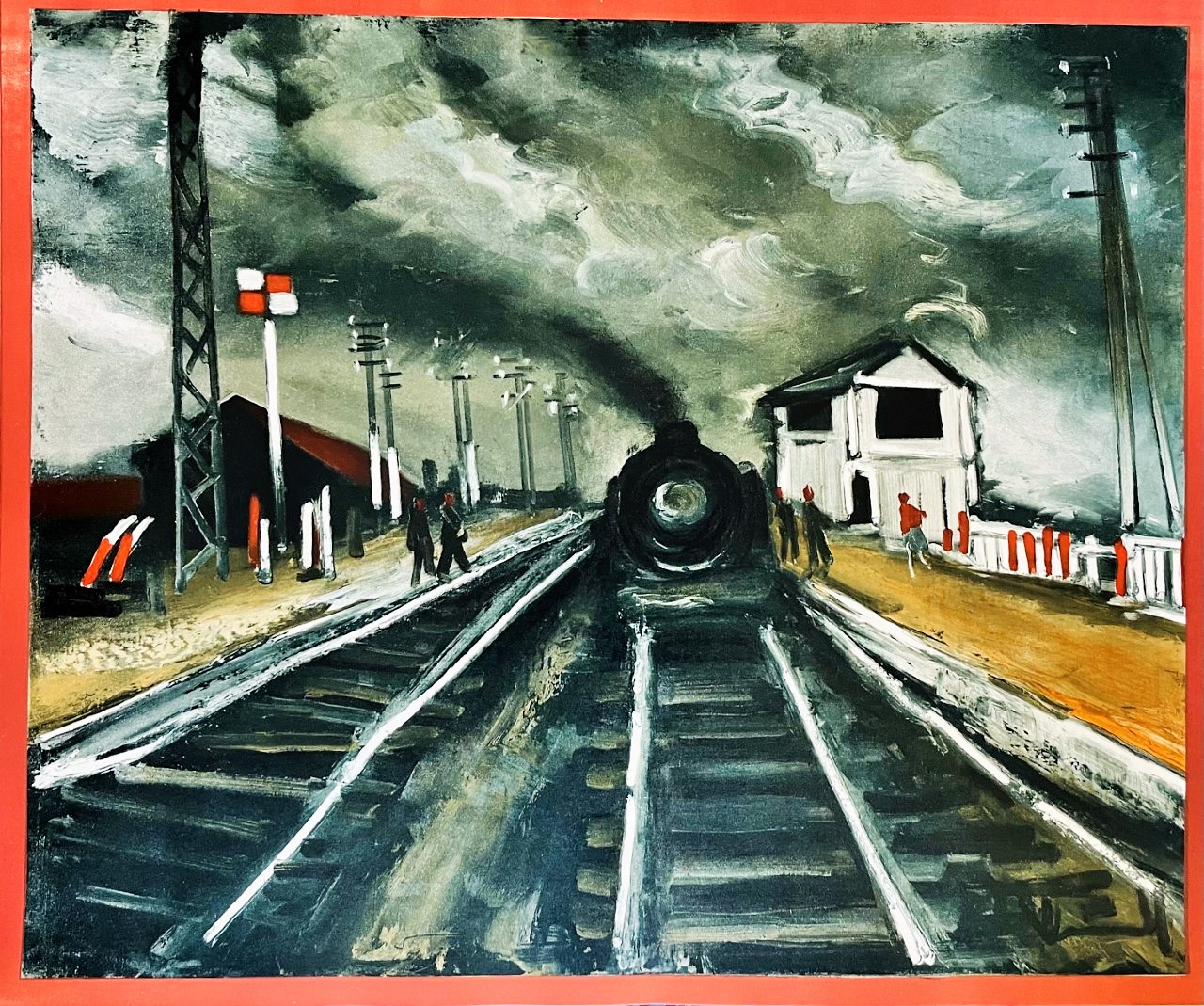 Depart Imminent du Train - De Vlaminck Maurice – Image 1