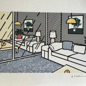 L'interieur aux Peintures Reposantes - Roy Lichtenstein