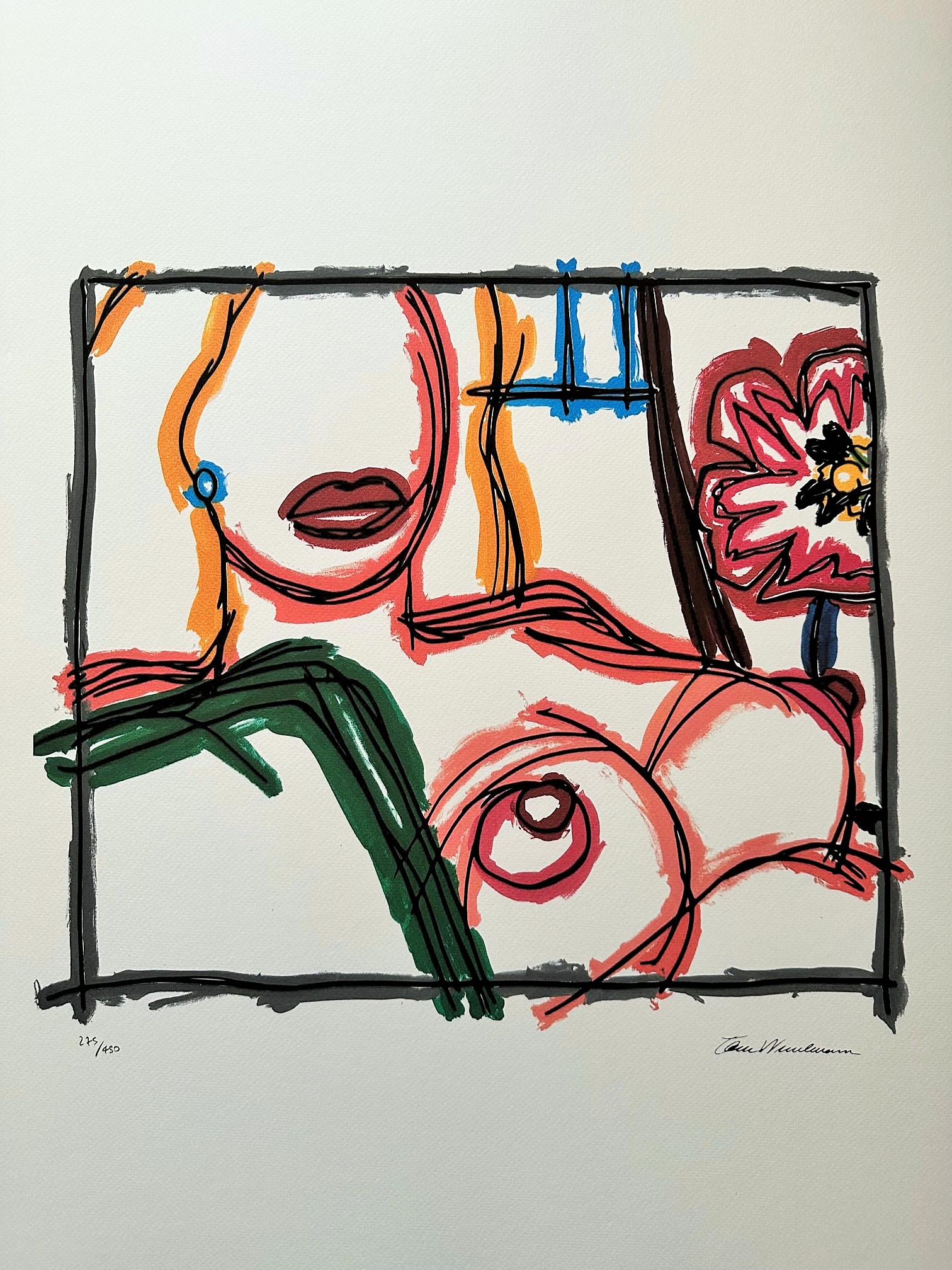 Nu et la Fleur - Tom Wesselmann – Image 1