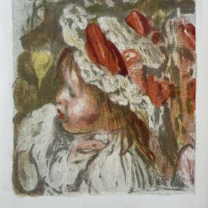 Jeune Fille au Chapeau - Pierre-Auguste Renoir
