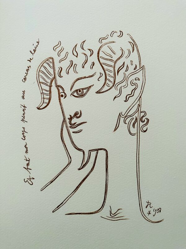 Faune Songeur - Jean Cocteau