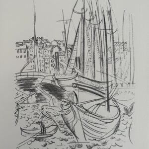 Bateaux A Marseille - Raoul Dufy