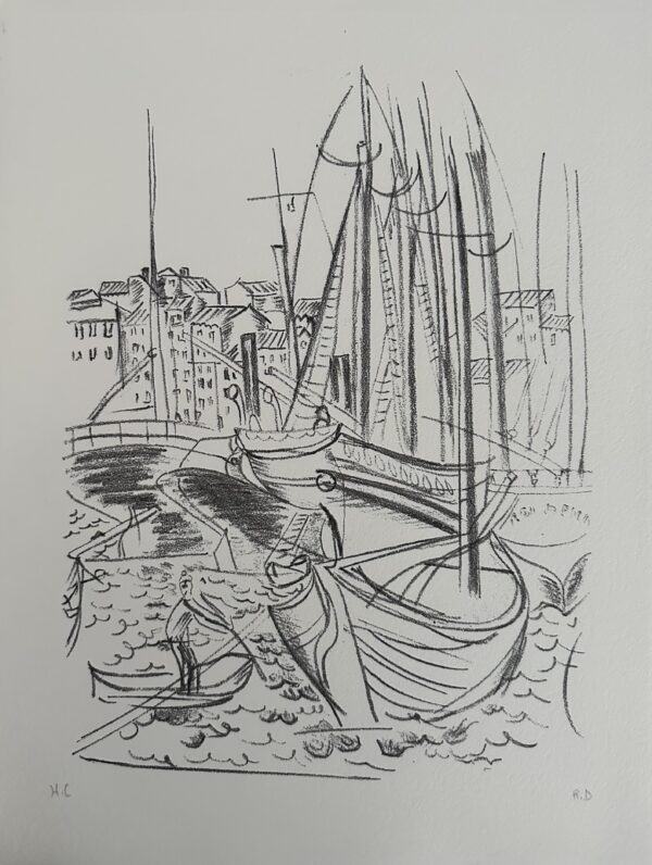 Bateaux A Marseille - Raoul Dufy