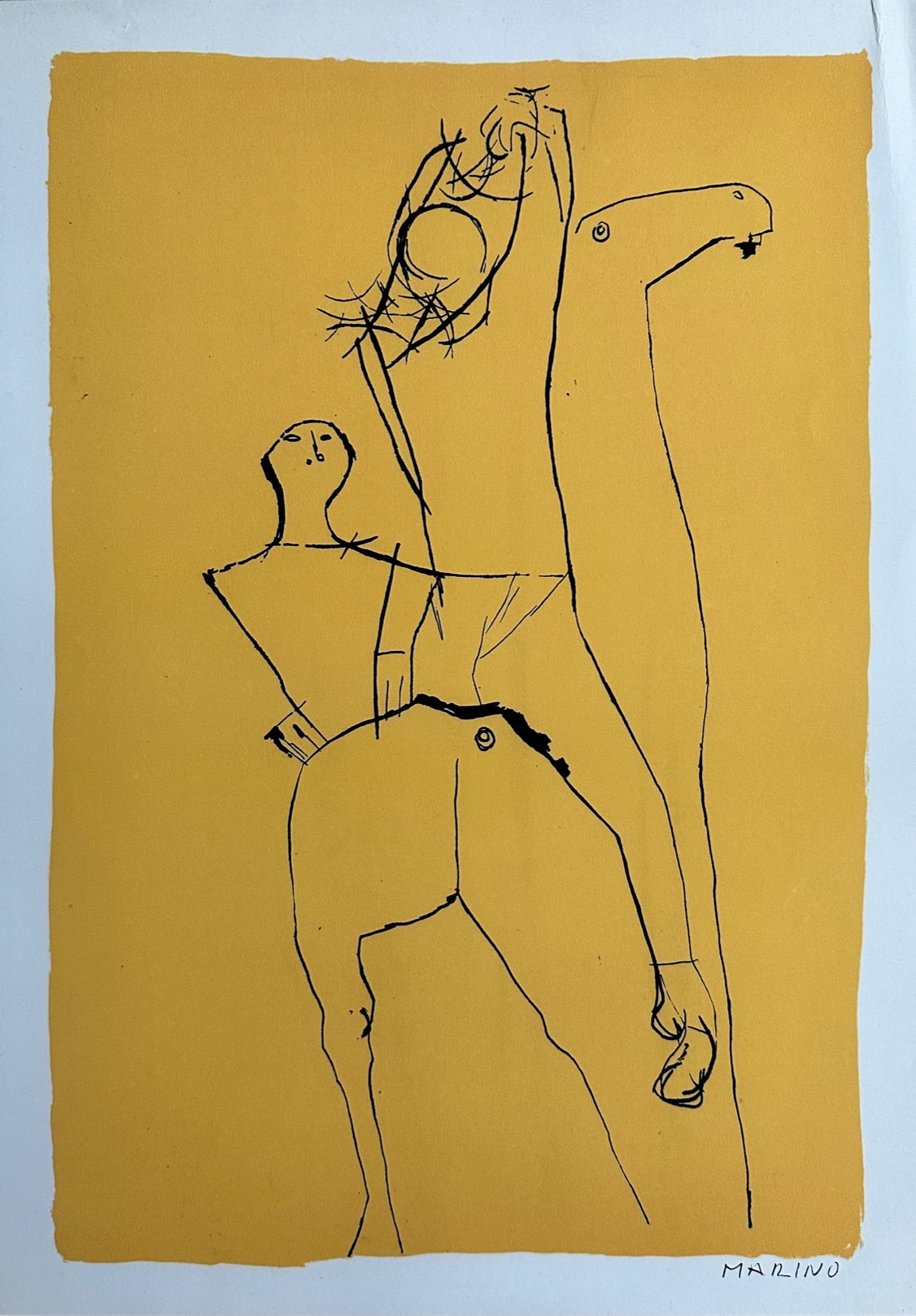 Deux Acrobates A Cheval - Marino Marini – Image 1