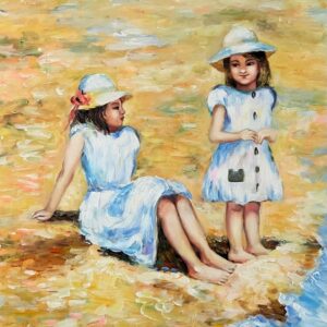Sur le Sable - William West  20E Eeuw