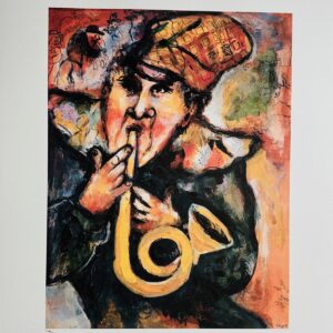 Clown avec Trompette - Marc Chagall