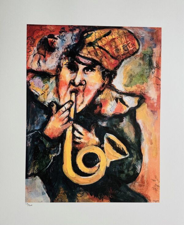 Clown avec Trompette - Marc Chagall