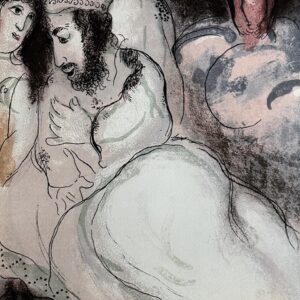 Sara et Abimelech - Chagall Marc