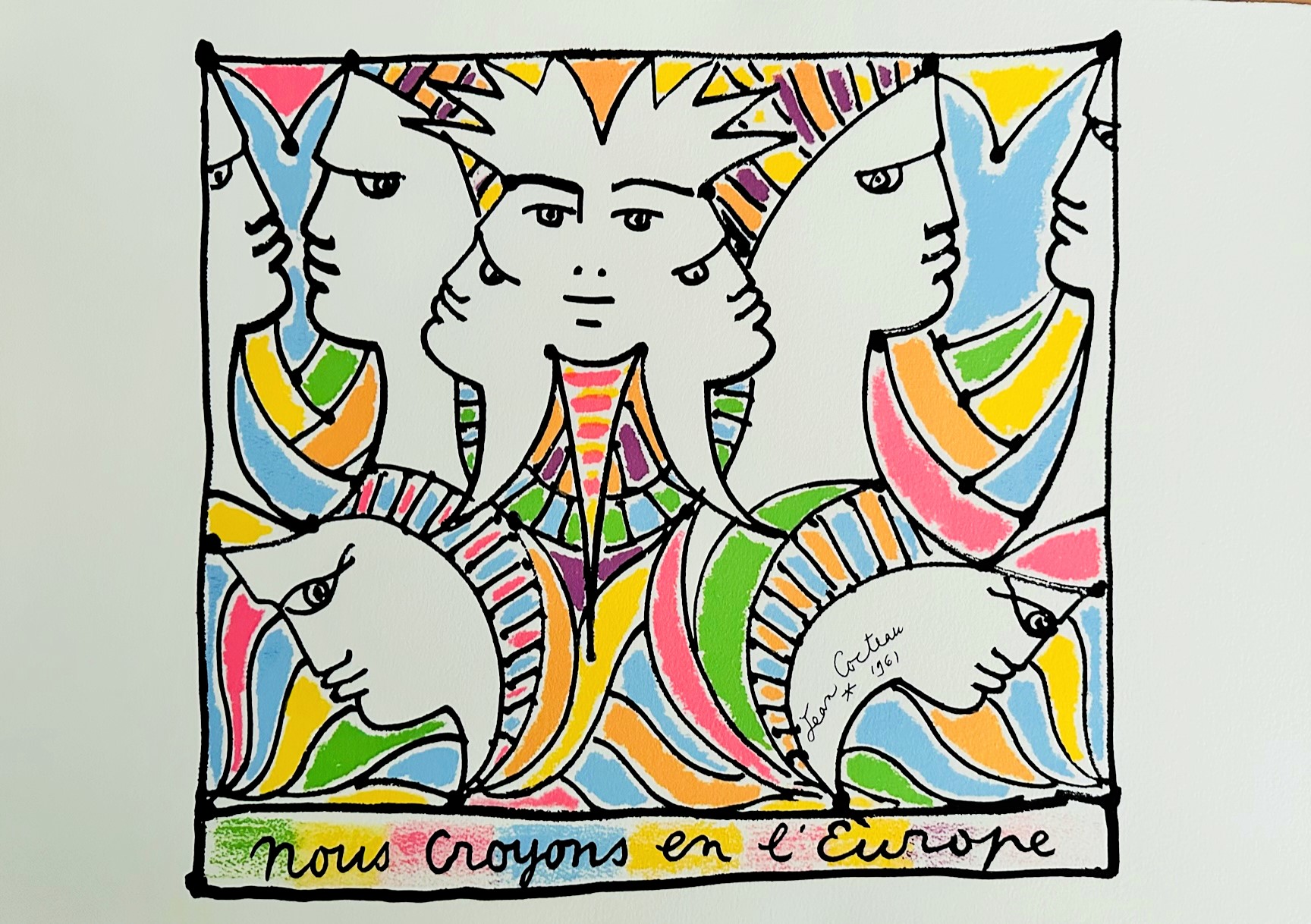 Nous Croyons en L’europe Iii 1961 - Jean Cocteau – Image 1