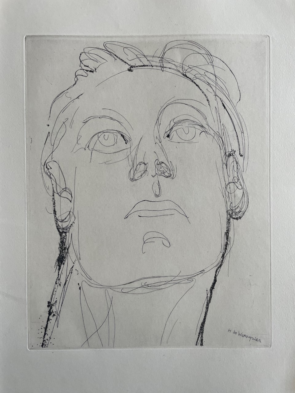 Visage - Henri De Waroquier – Image 1
