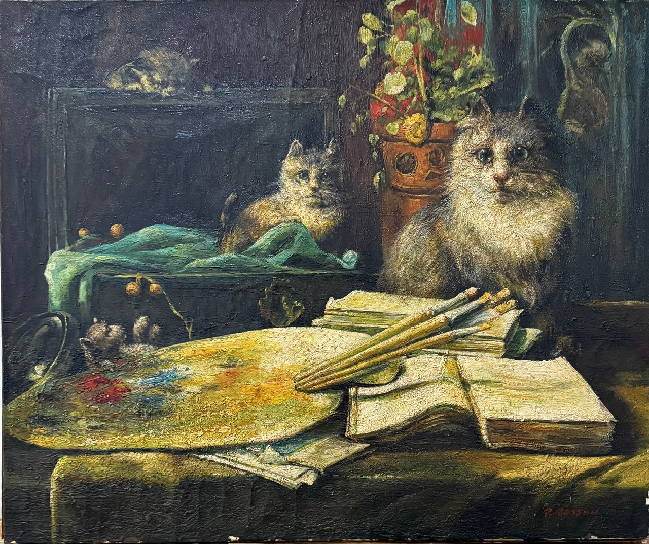 Nature Morte - 20E Eeuw Ecole Moderne – Image 1