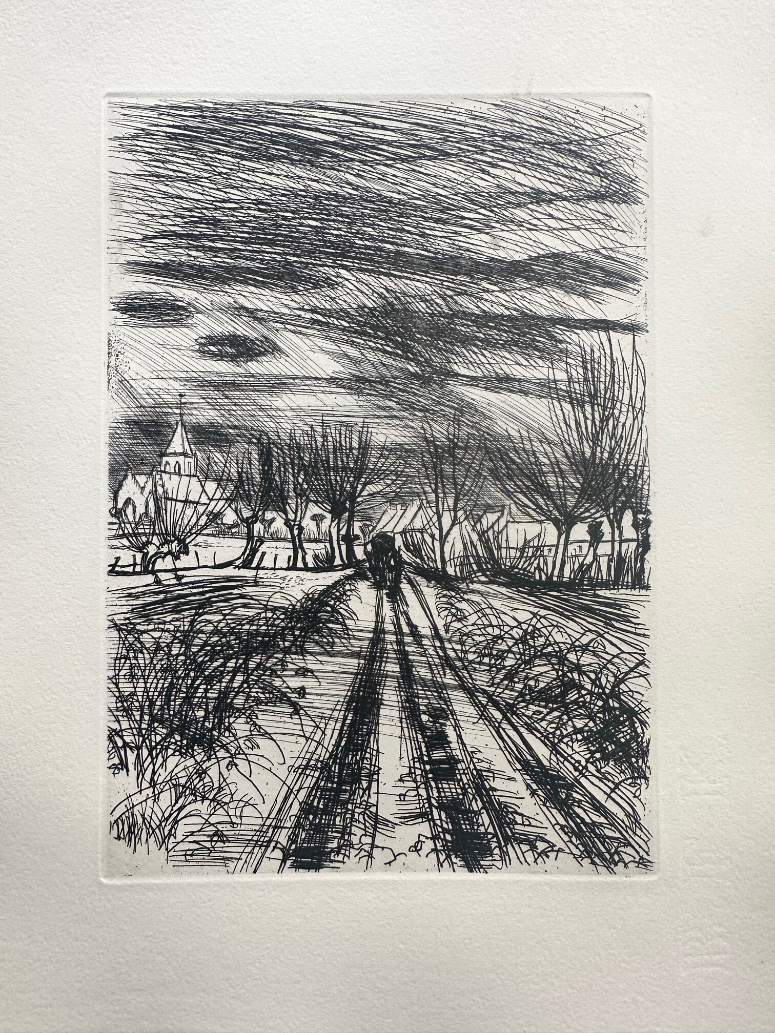 La Route du Village - André Jacquemin – Image 1