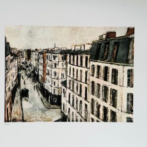 Paris , Rue de la Jonquiere - Maurice Utrillo