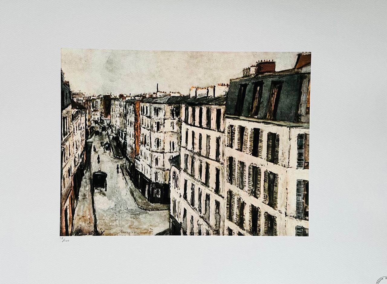 Paris , Rue de la Jonquiere - Maurice Utrillo – Image 1