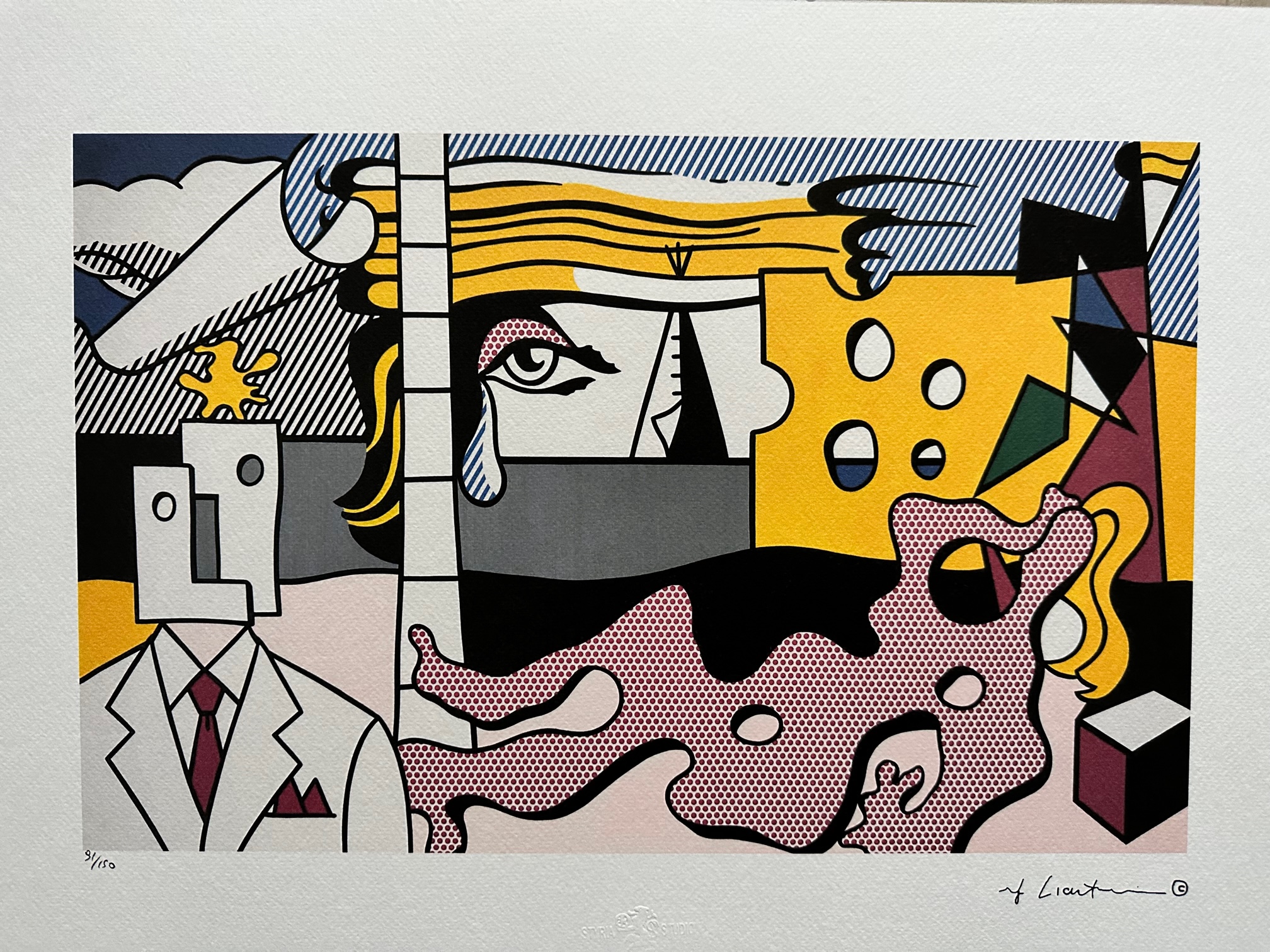Figures With Sunset - Lichtenstein Roy – Image 1