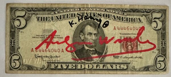 5 Dollars - Andy Warhol