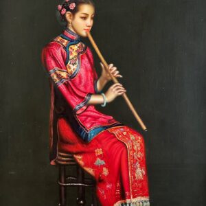 Musicienne - Xxe École Chinoise