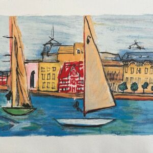 Depart des Voiliers du Port D'honfleur - Dufy Raoul