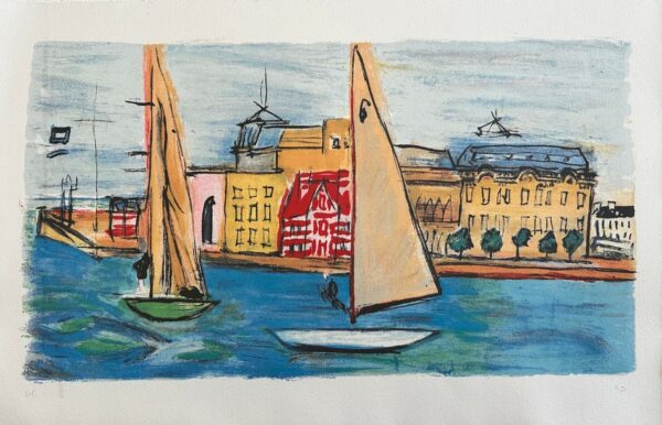 Depart des Voiliers du Port D'honfleur - Dufy Raoul