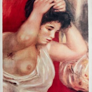 Femme Peignant Ses Cheveux - Pierre-Auguste Renoir