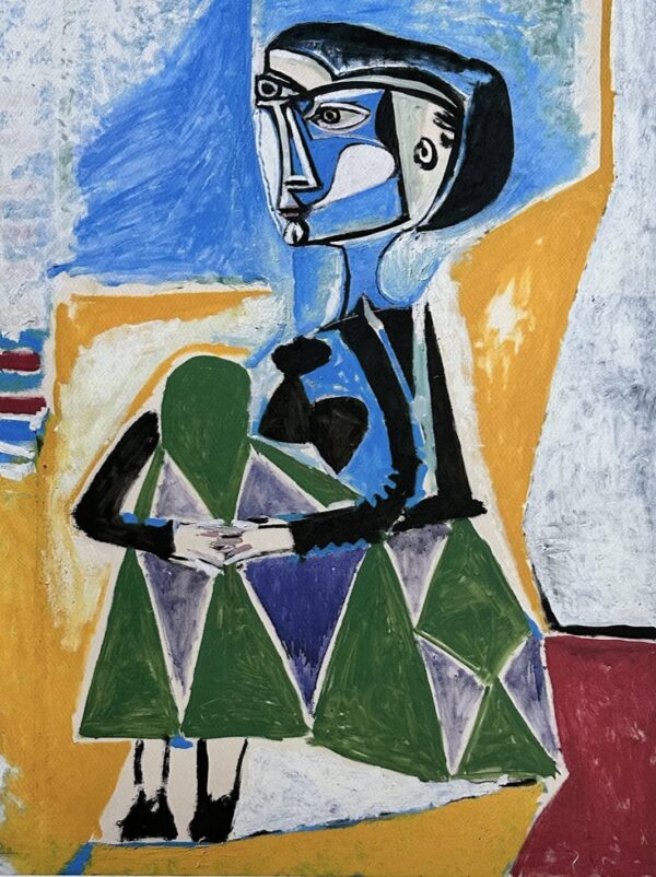 Jeune Femme - Assise - Pablo Picasso