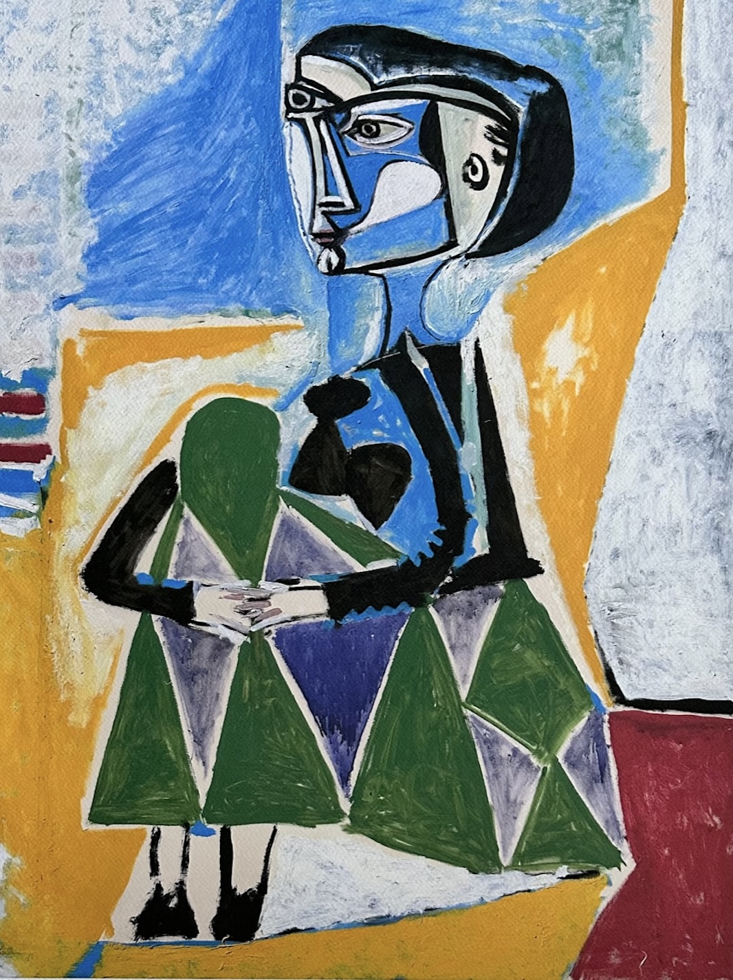 Jeune Femme - Assise - Pablo Picasso – Image 1
