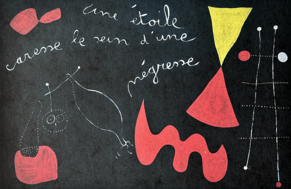 Une Etoile Caresse le Sein D'une Negresse - Joan Miro