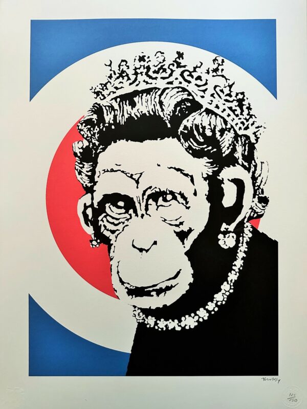 Queen Of Monkeys - Banksy