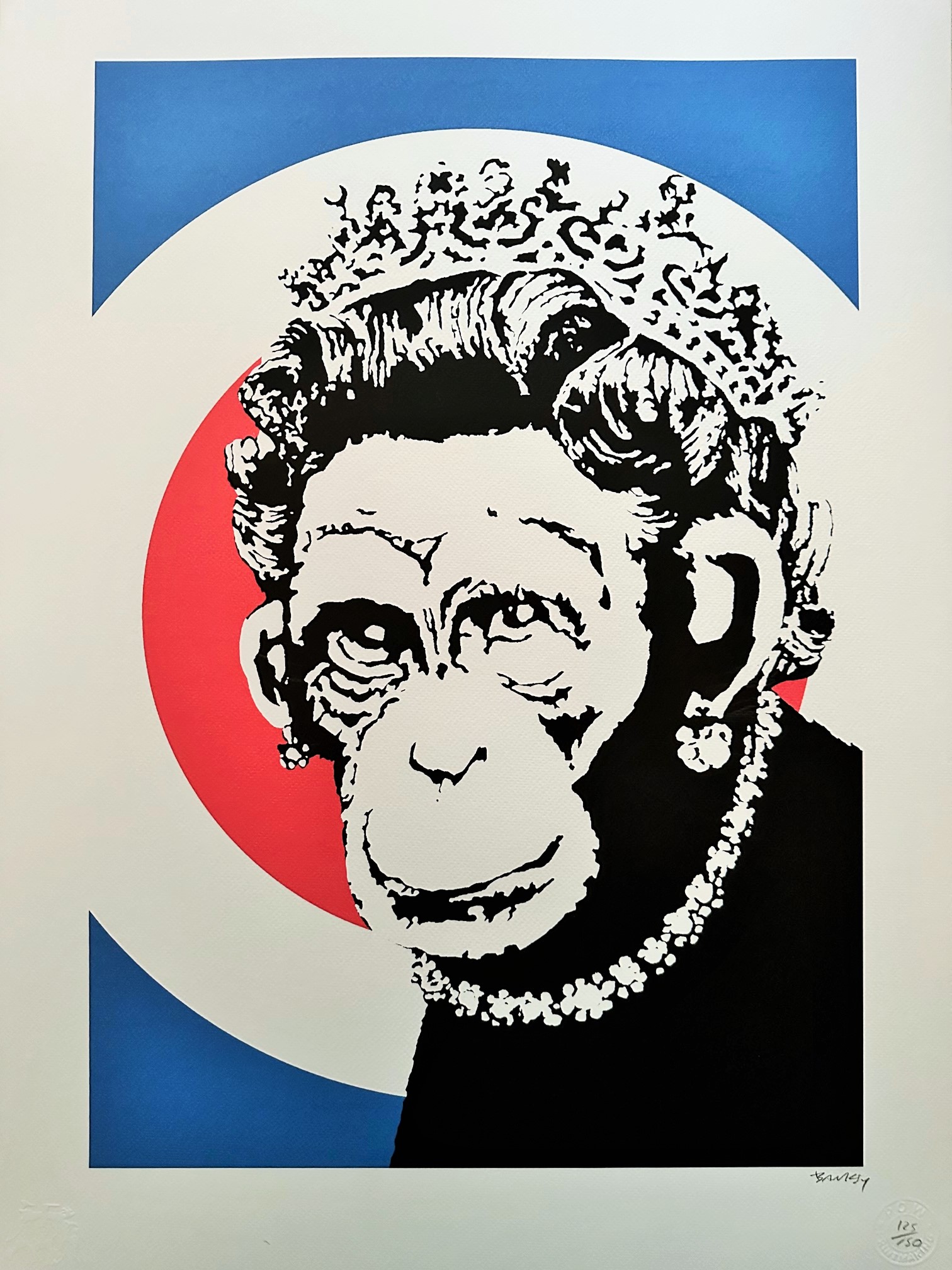 Queen Of Monkeys - Banksy – Image 1