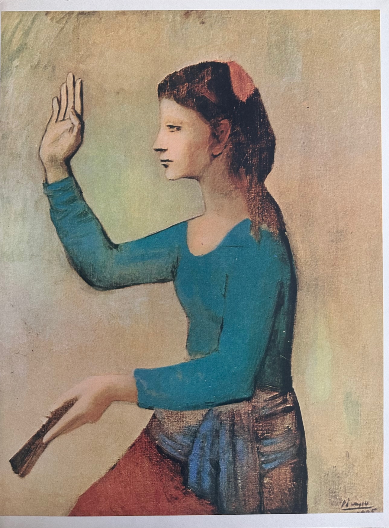 Jeune Fille au Bras Levé - Pablo Picasso – Image 1